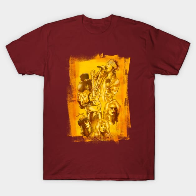 Golden Attitude T-Shirt by renatodsc